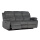 Velvet Fabric Recliner Sectional Sofa Set