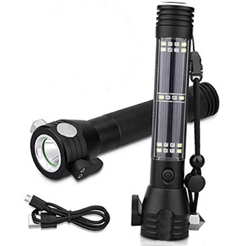 Emergency solar torch products Hammer Compass solar torch