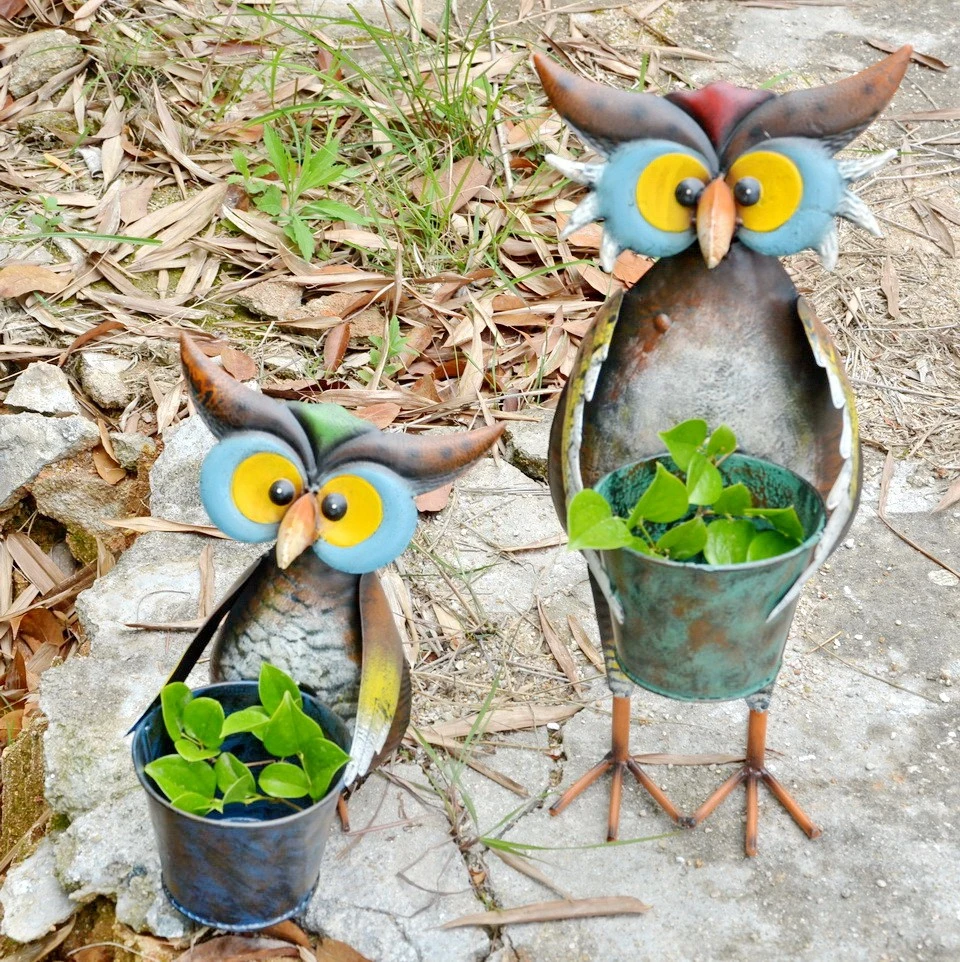 Hand Painting Lawn and Garden Ornaments Peacock Statue