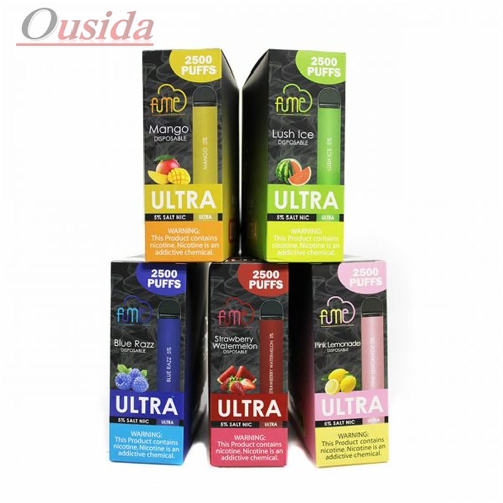 Хорошие 2500 Puffs Fume Ultra одноразовый