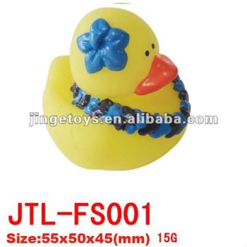 2012 Summer Toys Squeaky Duck Bath Toy With Necklace