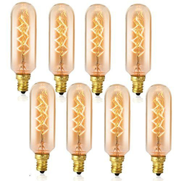 Vintage E12 Candelabra Base Incandescent Edison Bulb T25 60W Chandelier Edison Light
