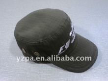 100% cotton fabric army caps