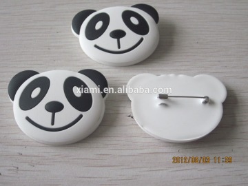 Cute Cartoon silicone soft pvc 3D embossed rubber pins