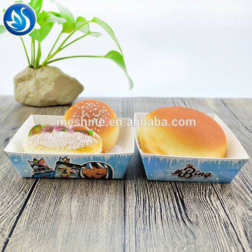 Salad paper tray disposable food tray high quality sushi tray