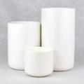 White Scented Fragrance Ceramic Jar Candles Gift Set