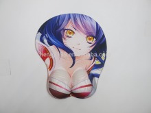 Sexy Cartoon Silicone gel mouse pad with wrist support