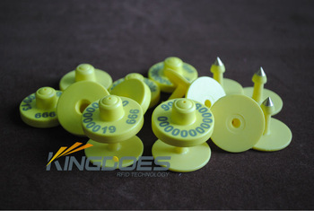 Livestock Ear Tag Animal Ear Tag Pig Ear Tag 134.2KHz