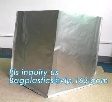 Aluminum Foil Insulation Bags Pallet Insulation Cover, Thermal Break Pallet Cover Reusable Thermal Cargo Cover, Heat resistance