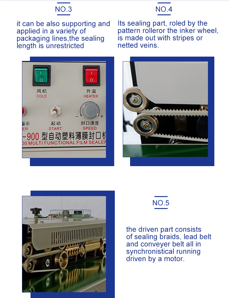 Semi automatic manual sachet water plastic bag continous sealing machine band sealer