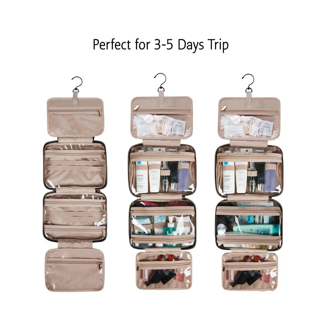 Hanging Travel Toiletry Bag Water-Resistant Makeup Bags Cosmetic Travel Organizer Bags