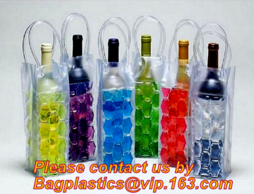 wine bottle holder, wine bottle carrier, Wine Chill Bag, pvc cool bag, waterproof pvc cooler bag, chill bag, wine bottle holder