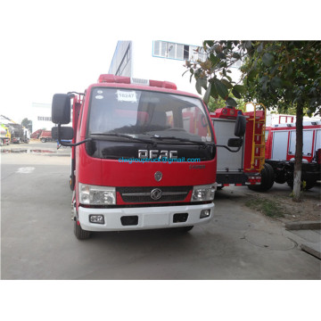 Kru Dongfeng 4x2 RHD LHD 3 ton truk pemadam kebakaran