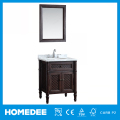 Homedee negro madera roble antiguo tocador con patas