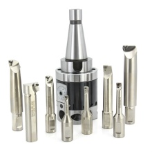 Boring Head NT40-NBH2084 8-Pc Set - 0.005mm Precision Adjustable CNC Boring Head