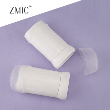 Frosted Top White Refillable Deodorant Container 75g