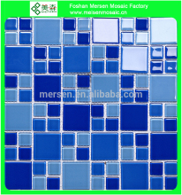 MSGB4015 8mm Thickness Glass Mosaic Tile Bathroom Wall Tile
