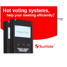 Voting device used in annual meeting
