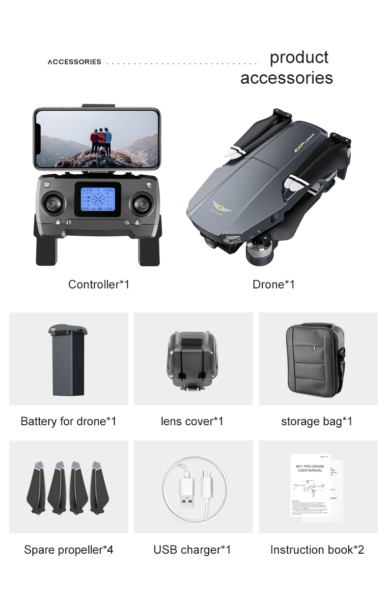 JJRC X20 Drone GPS Wifi FPV 6K HD Quadcopter with Camera 3-Axis Gimbal 28mins Flight Time Profesional RC Drones Dron Remote Toys