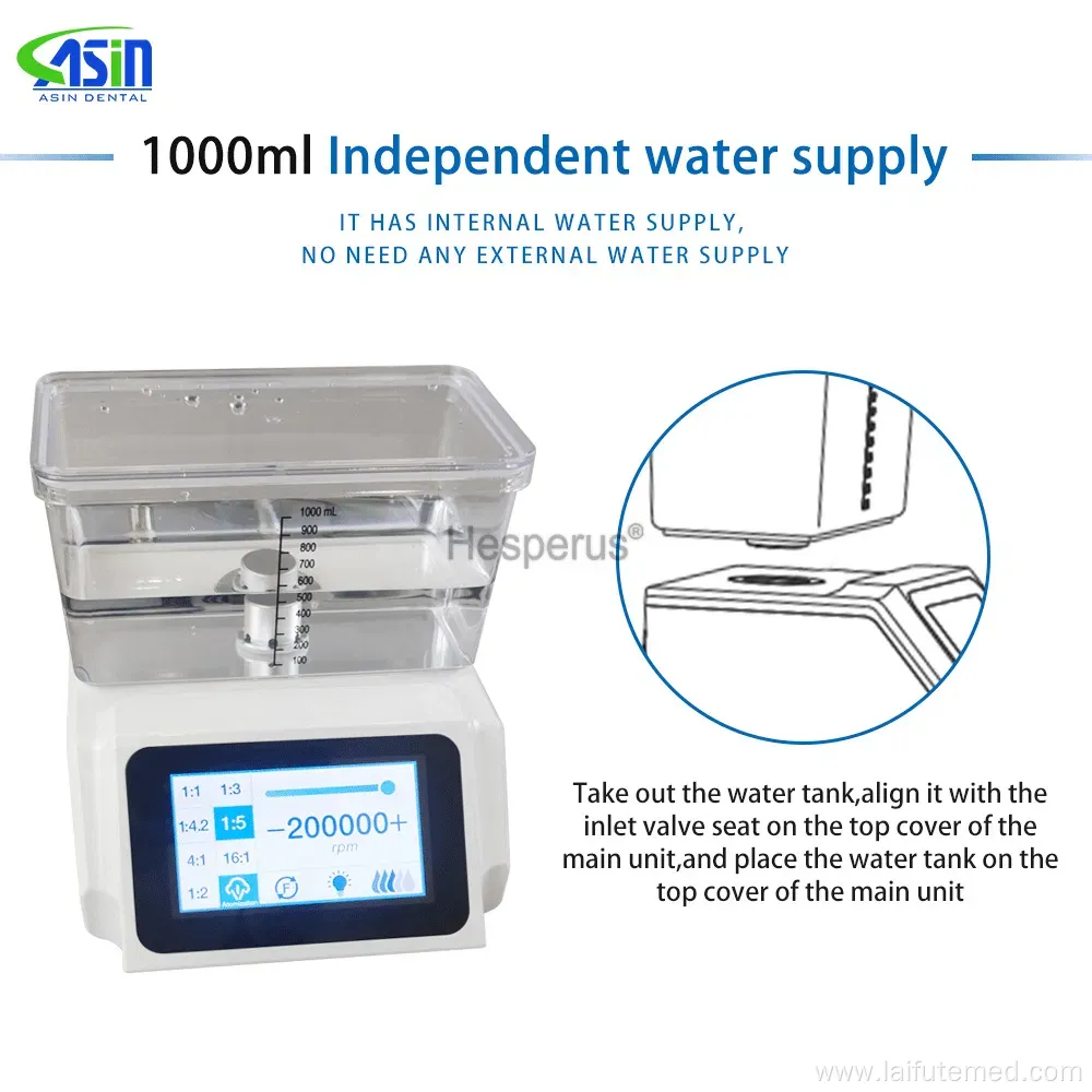 Dental Electric Micro Motor with Water Tank and LED Brushless System