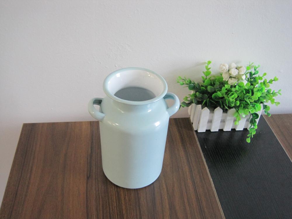 customized Enamel Tea Kettle,Enamel Milk Pot With Handle