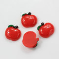 Manufacture Supply Mini Red Fruit Flatback Resin Cabochon 100pcs For DIY Craft Decor Beads Slime Kids Phone Shell Ornaments