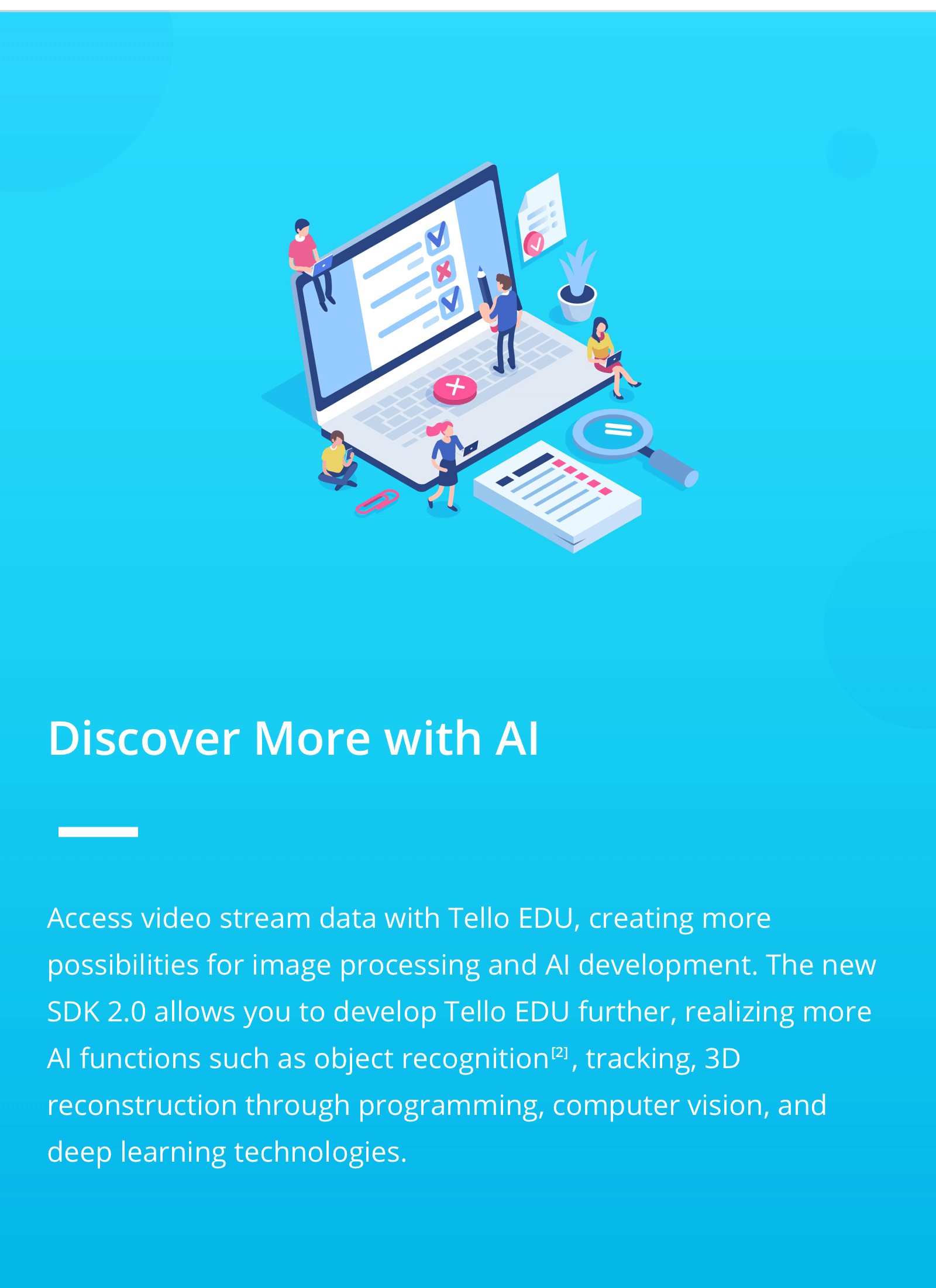 DJI Tello EDU programmable drone for education