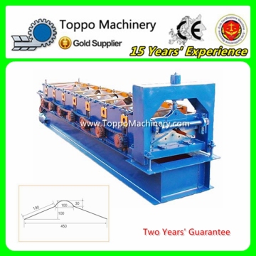 Glazed Metal Roof Ridge Cap Shaping Machine