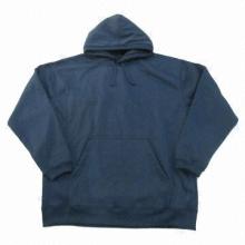 Sweatshirt with Hood, CVC Brushed Fleece
