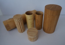 Round Bamboo Box & Case