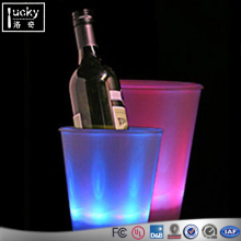 Hot sale customized led light ice bucket