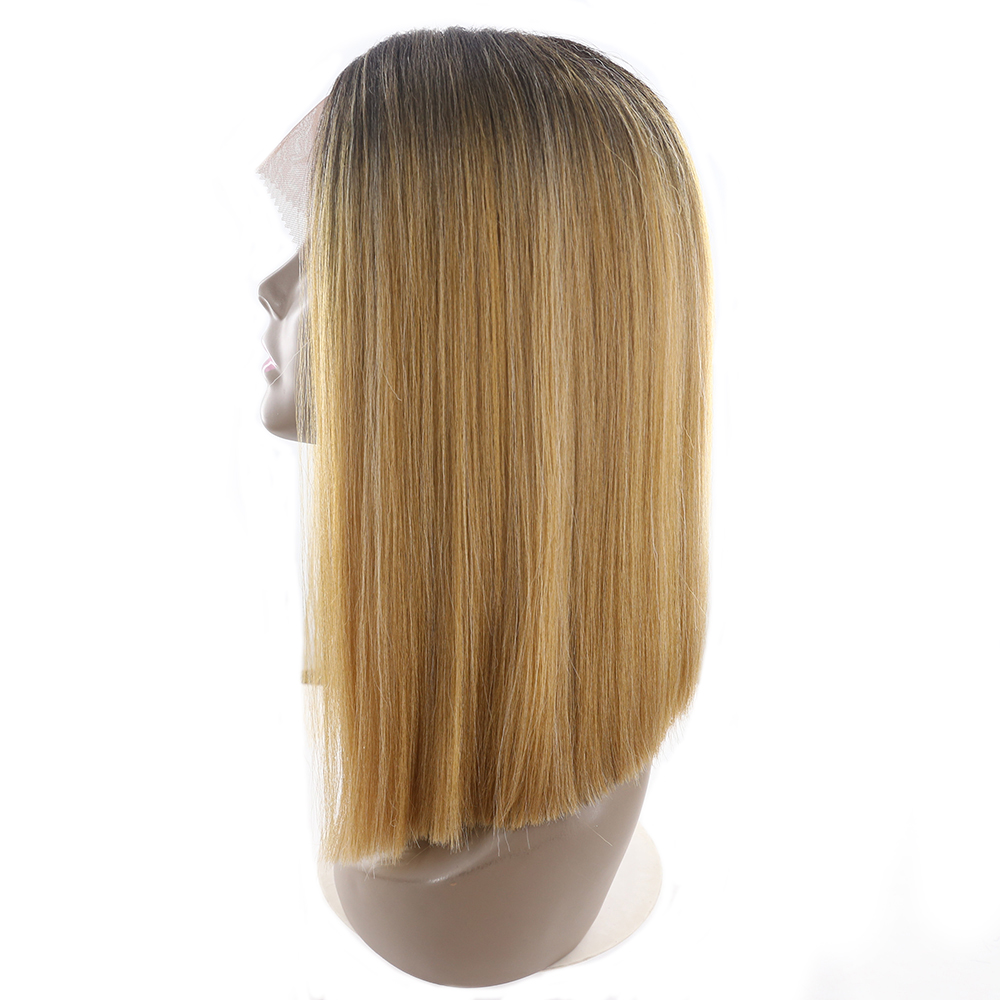 DTL special wig100% synthetic hair machine made women honey silk straight heat resistant soft synthetic wig