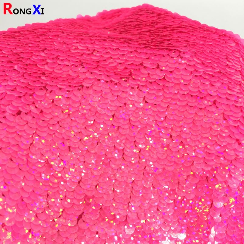 RXF0628 Multifunctional mermaidc reversible cushion cover Sequin Fabric Stretch
