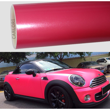 Satijn metalen roze auto wrap vinyl