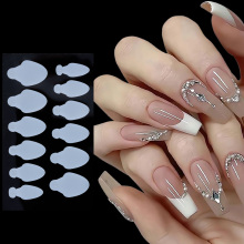 New C Reusable Nail Forms - Dual French Silicone Pads