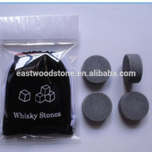 wholesale round soapstone whiskey stones