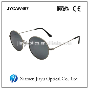 custom metal logo sunglasses round metal eyewear