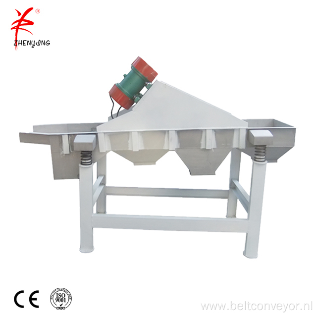 Cement linear vibrating screen sieve machine