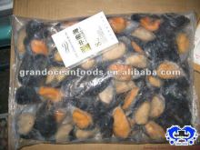 mussel meat in half shell