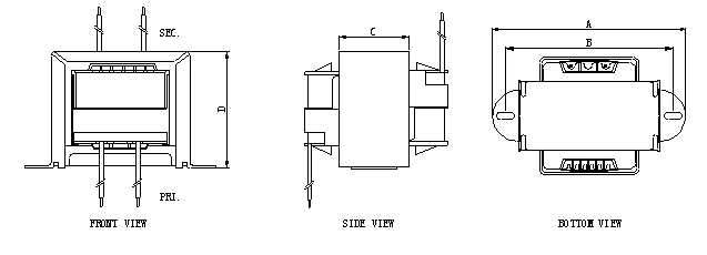 Low Core Loss at Low Frequency Switching Power Transformer for Electrical Equipments