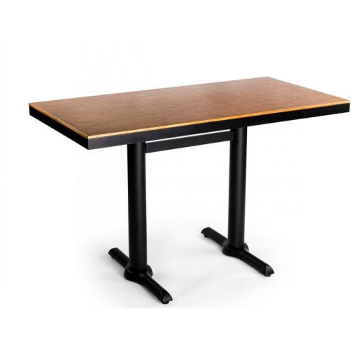 Square Fireproofing Laminate Plywood Restaurant Dining Table