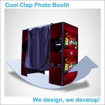 2014 Touch Screen Digital Photo Booth Coin Operated Machine