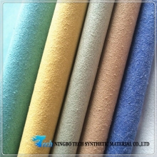 Colorful alcantara suede fabric pu suede fabric microfiber leather