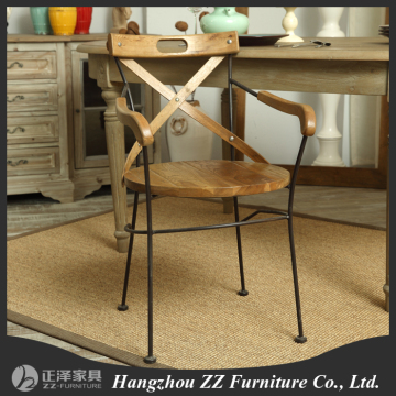 antique wooden and iron kitchen chairs