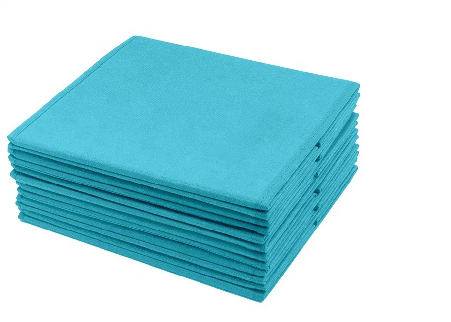 Produce Simple Design Convenient Multiple Colors Foldable Cube Fabric Non Woven Storage Box