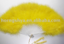 marabou feather fan