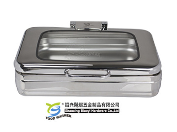 Oblong Chafing Dish Table Top with Buffet Frame