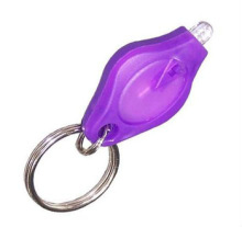 1 led plastic keychain flashlight