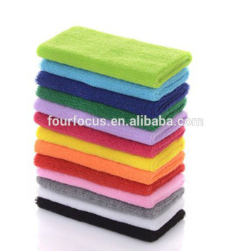 Cotton Colorful Absorbent Wrist Protector Sweat Brace Athletic Cotton Terry Cloth Wristband