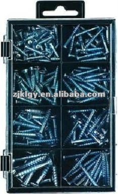 138pcs hardware assortment kit( woodscrews kit )